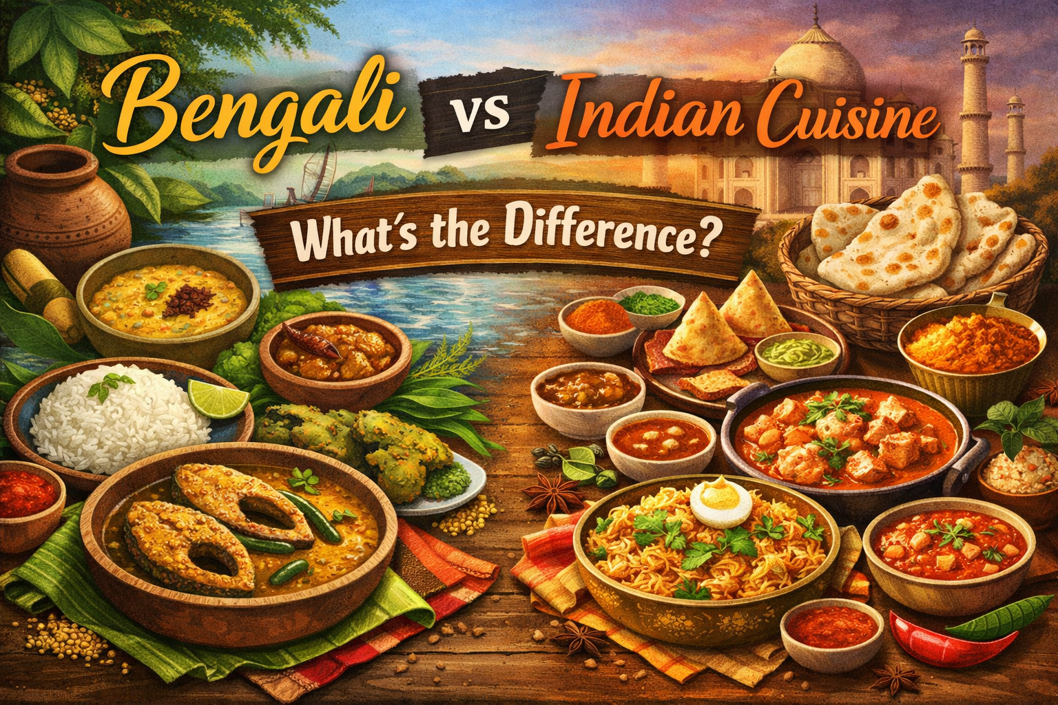 Bengali vs Indian Cuisine: What’s the Difference?